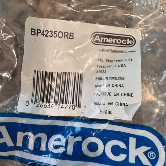 Amerock Oil Rubbed Bronze Cabinet Cup Pull Hardware Set 3-Inch Center Pack Of 6 - Picture 2 of 6